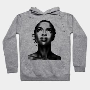 Lauryn Hill 80s 90s Vintage // Pencil Sketch Hoodie